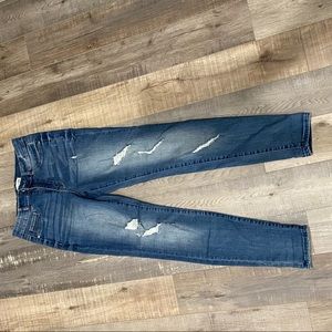 Rewind distressed skinny jeans